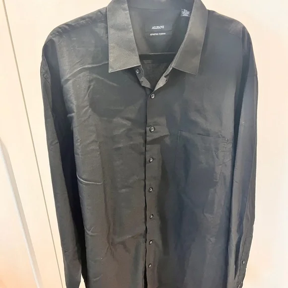 Alfani Men's Charcoal Dress Shirt - Picture 1 of 6